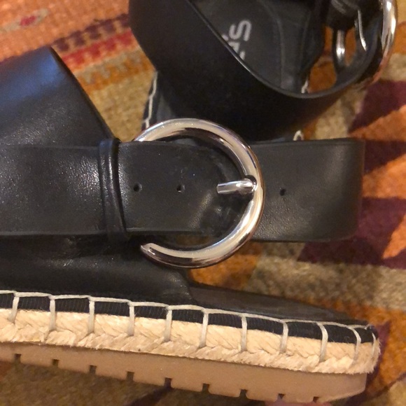 Black sling espadrilles - sz. 7 - Picture 5 of 5